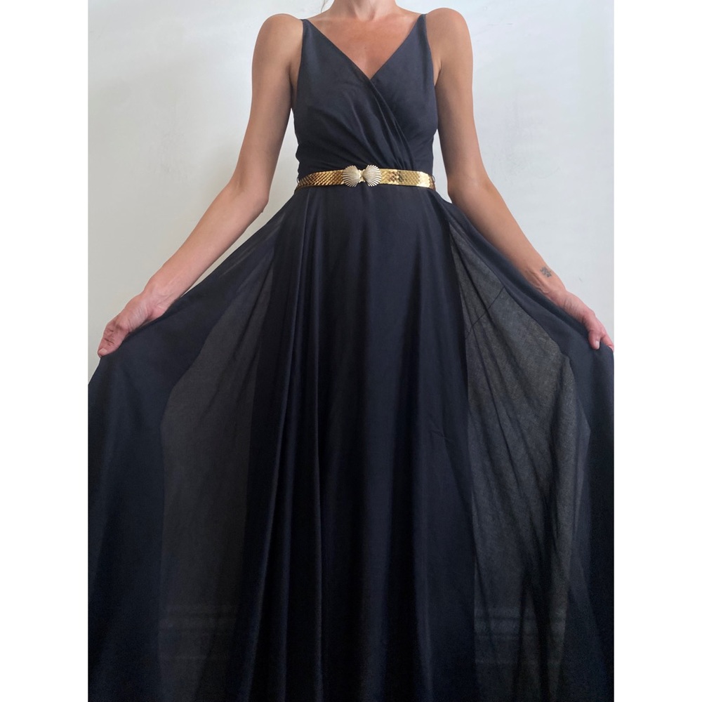 Vintage Lillie Diamond Maxi Dress Small